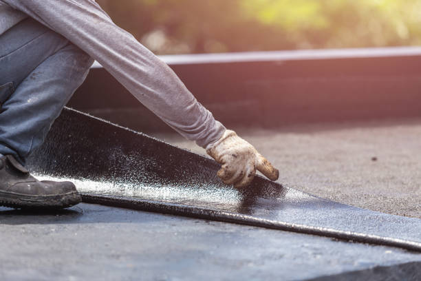 Professional Emergency Waterproofing technician working in Washington, IN
